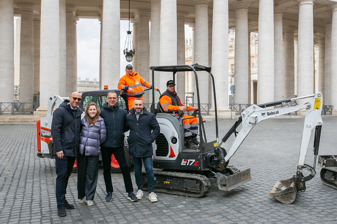 Bobcats carry out works for Rome Jubilee