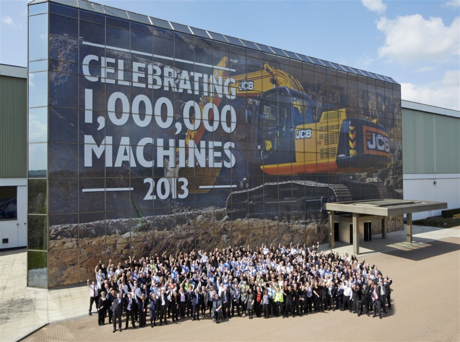 Silver JCB marks millionth machine milestone