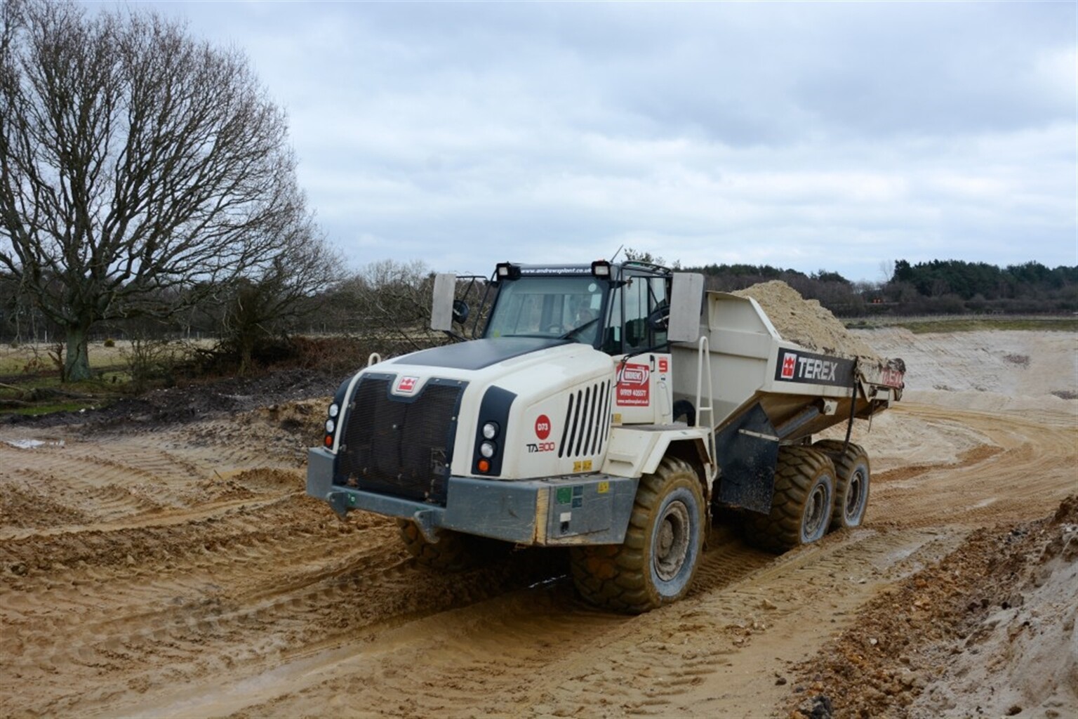 Terex Trucks helps dig deep for rare Dorset clay