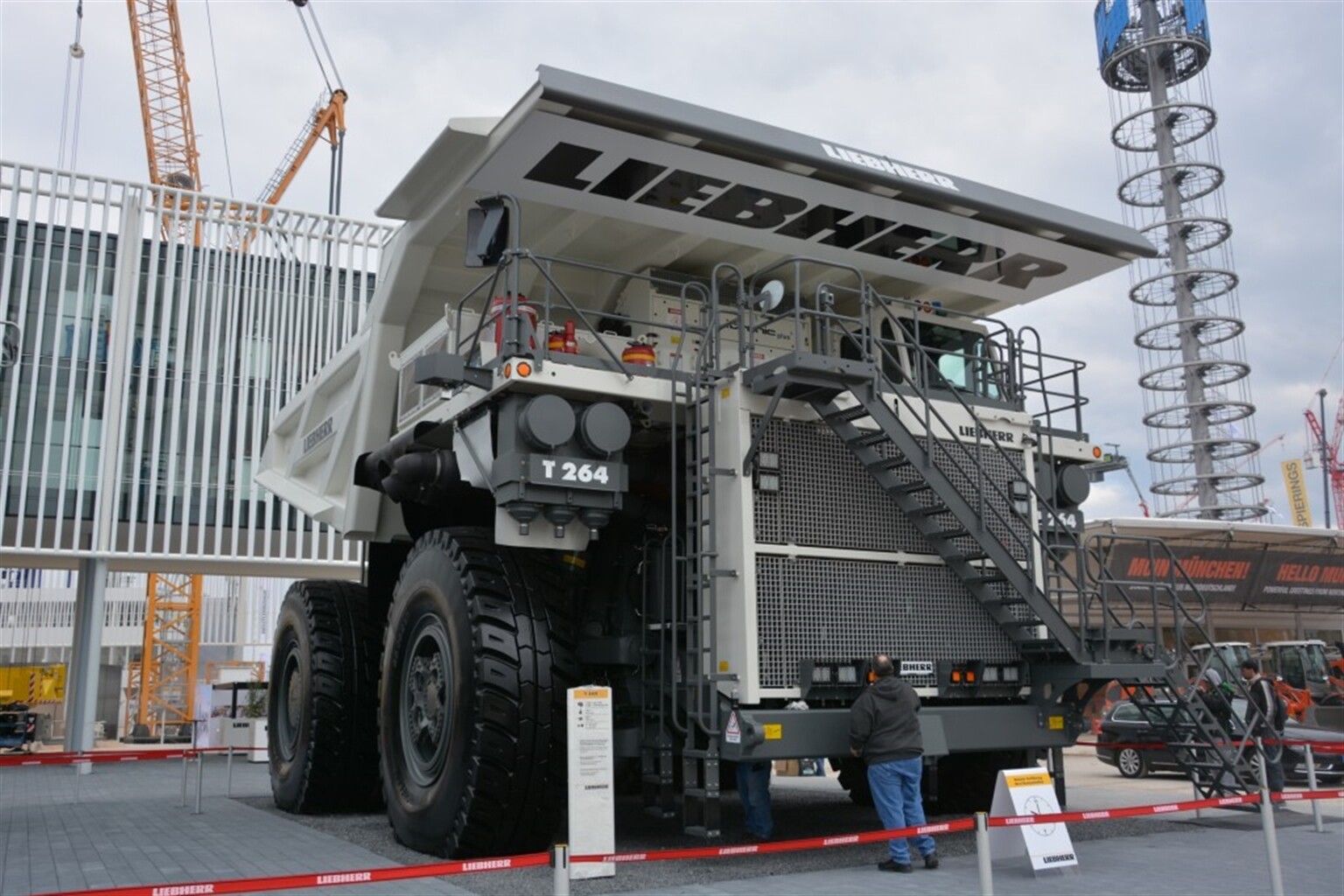 Liebherrs big dumptruck is an icon at Bauma