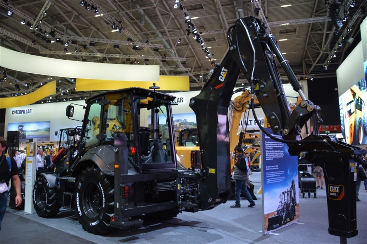 Charity black Cat shines at Bauma