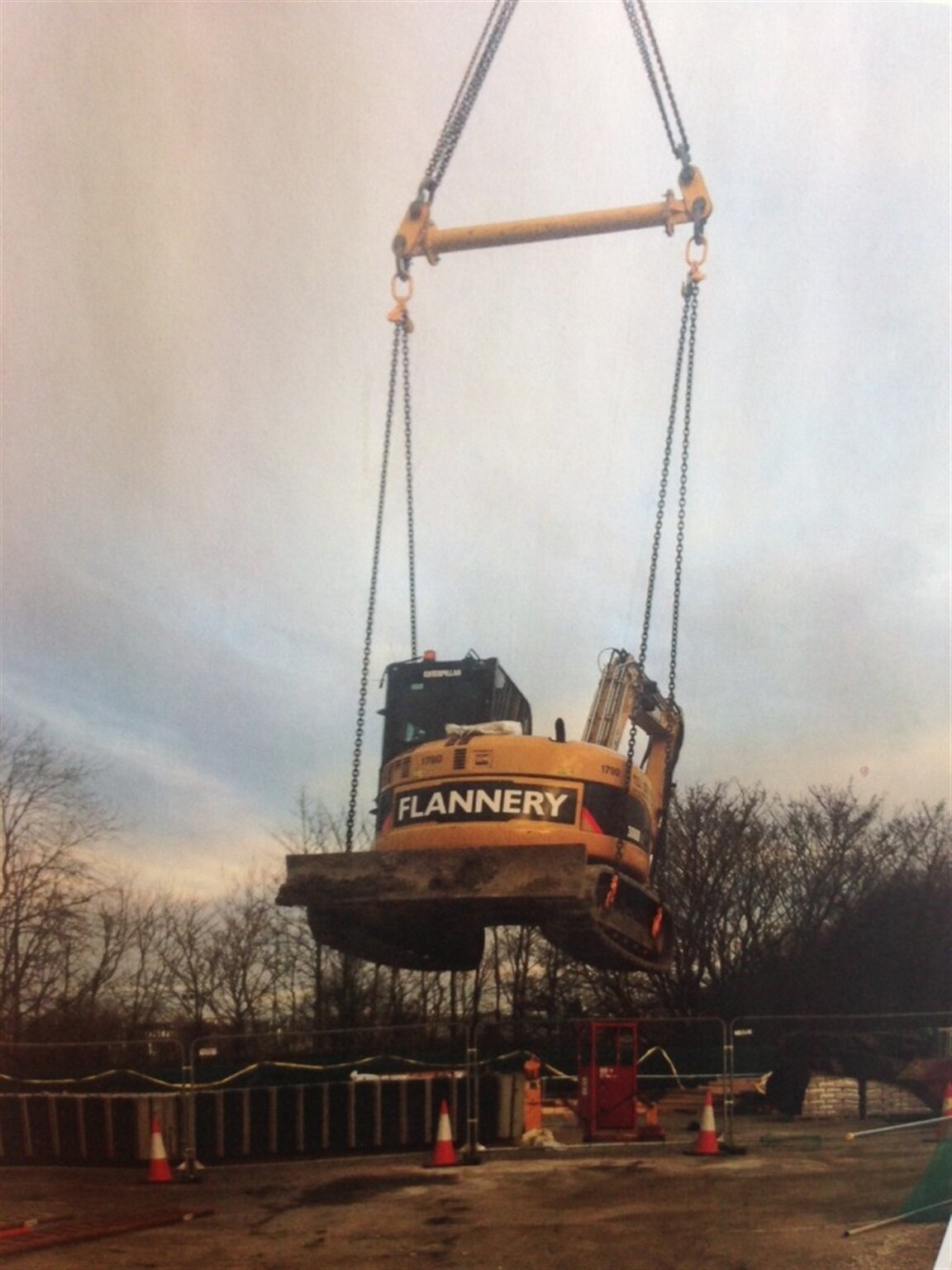 Flannerys flying Cat excavator