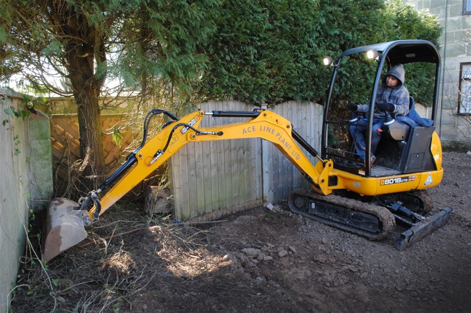 JCB 8018's are the ace choice for Staffordshire plant hirer