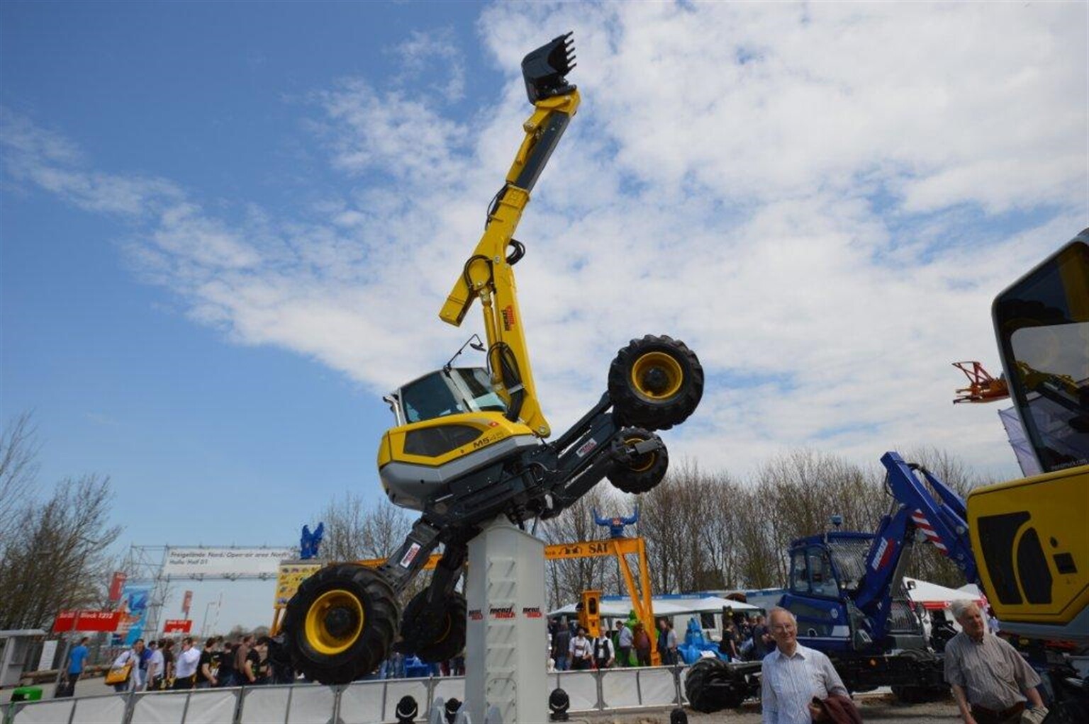 New Menzi Mucks at Bauma the Swiss army knife of excavators