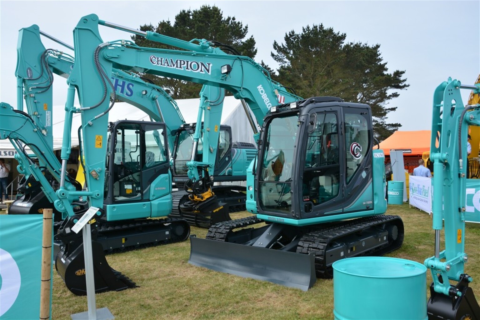 Excavator feast at the Royal Cornwall Show 2016 (Part One)