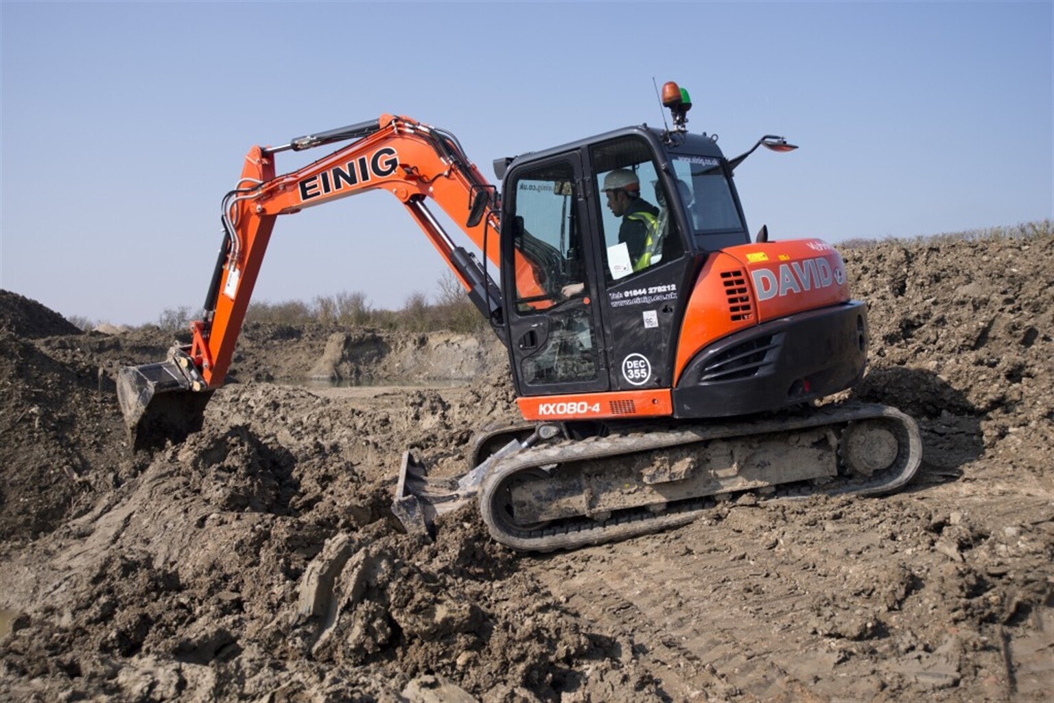 Kubota on the build for David Einig