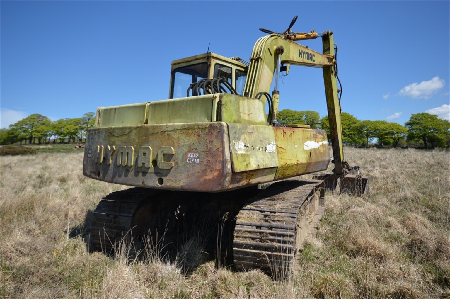 Old Hymac still doing a bit down on the farm