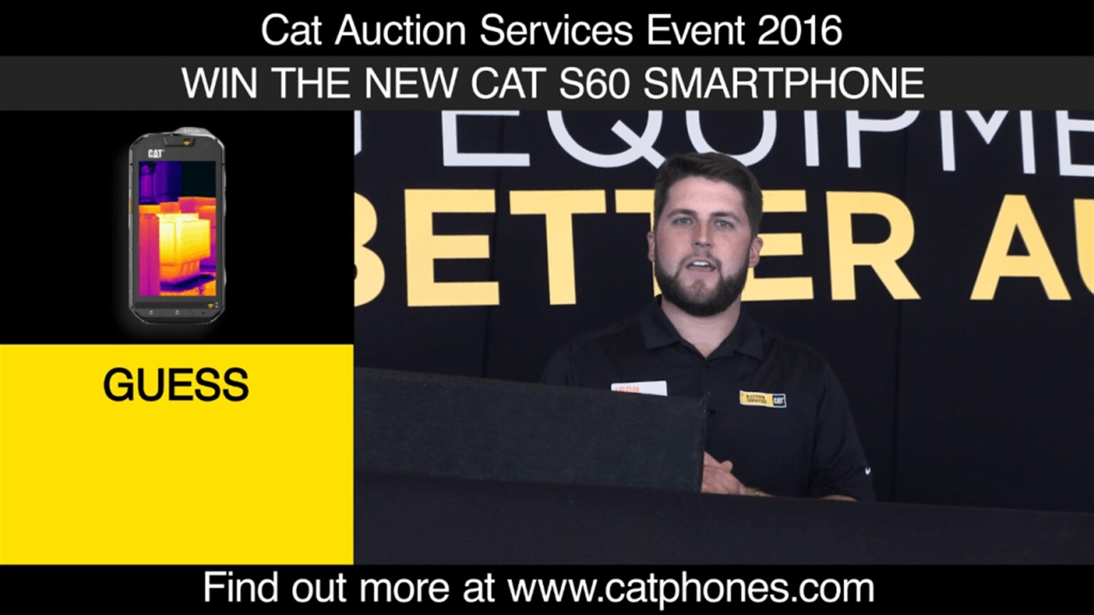 Cat S60 Phone - we have a winner!