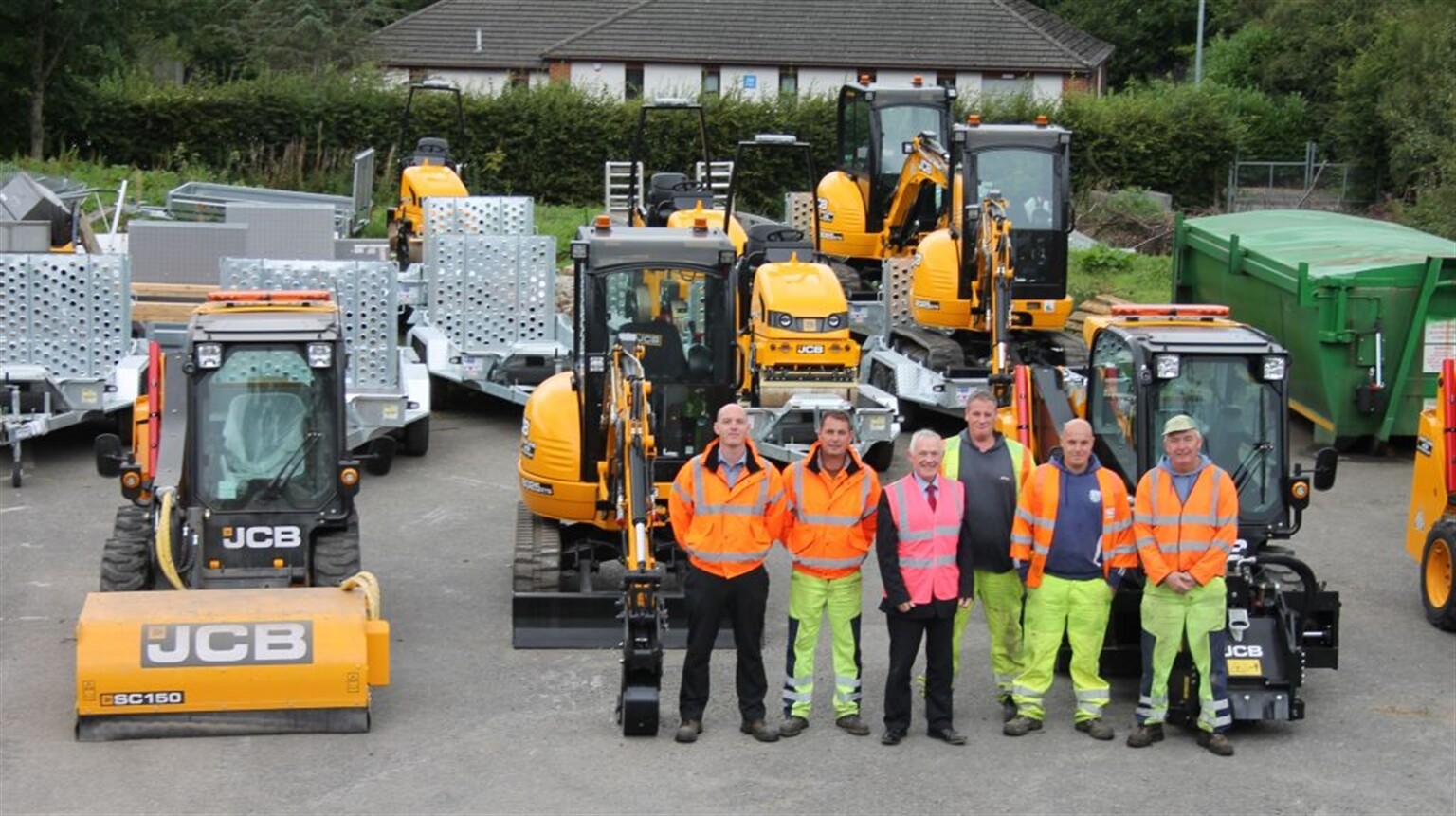 JCB compact kit worth 450,000 joins Powys Council fleet