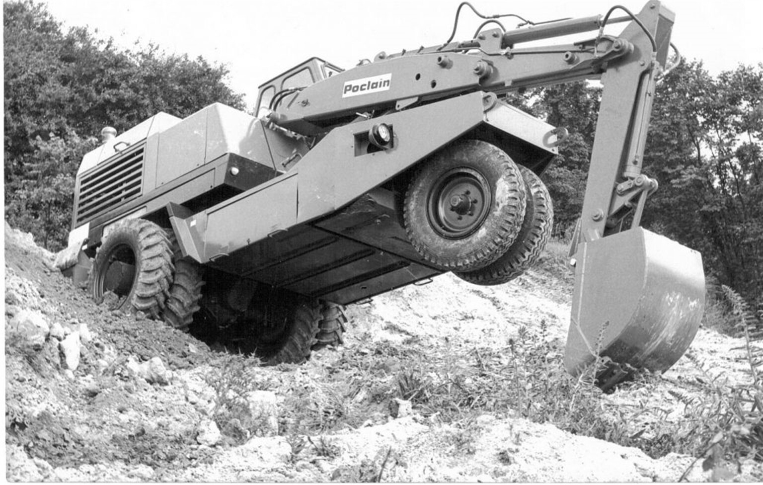 Classic archive Poclain excavator photos (Blog post re-visited)