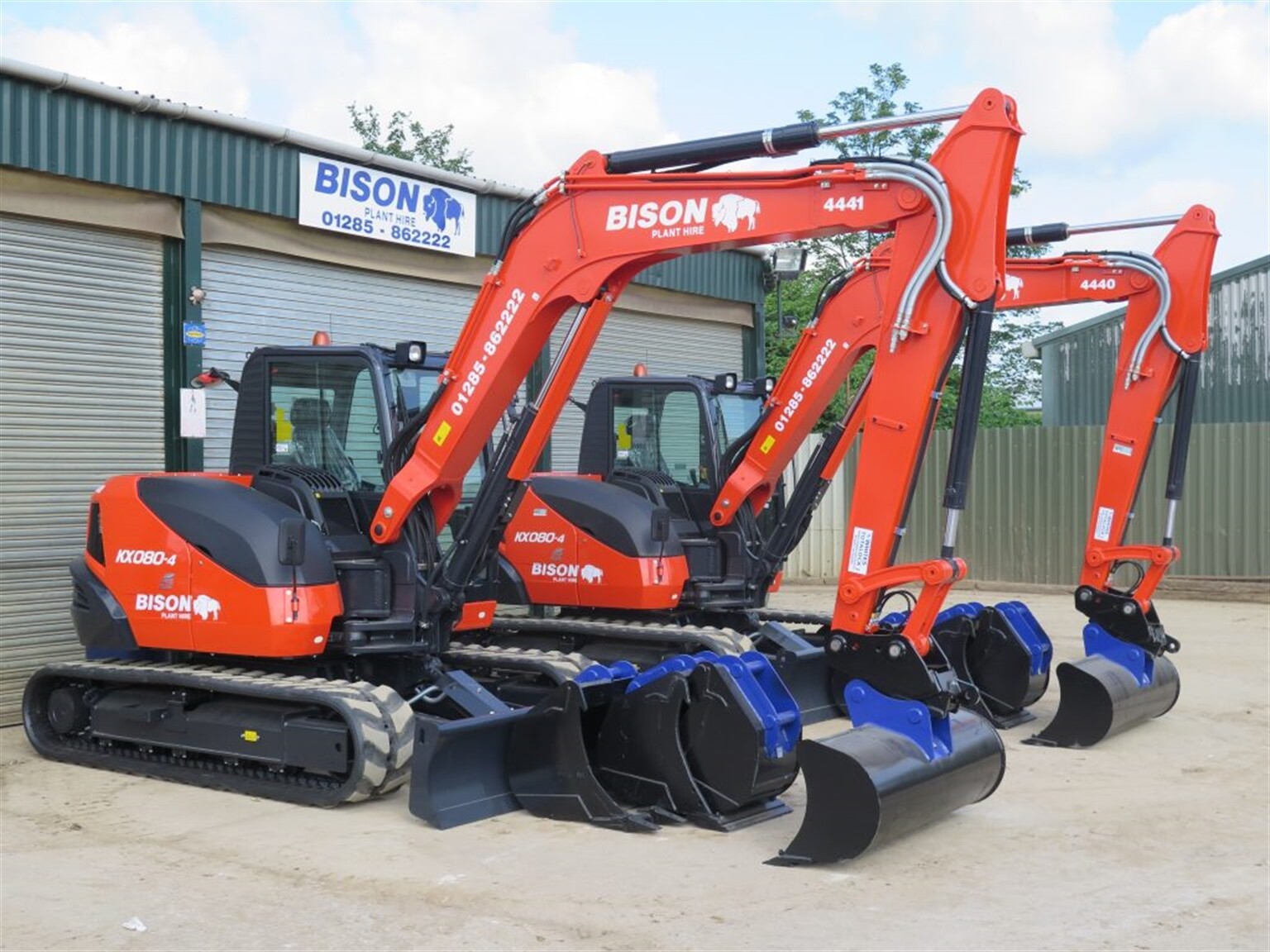 Bison charge on with more new Kubota's for its hire fleet
