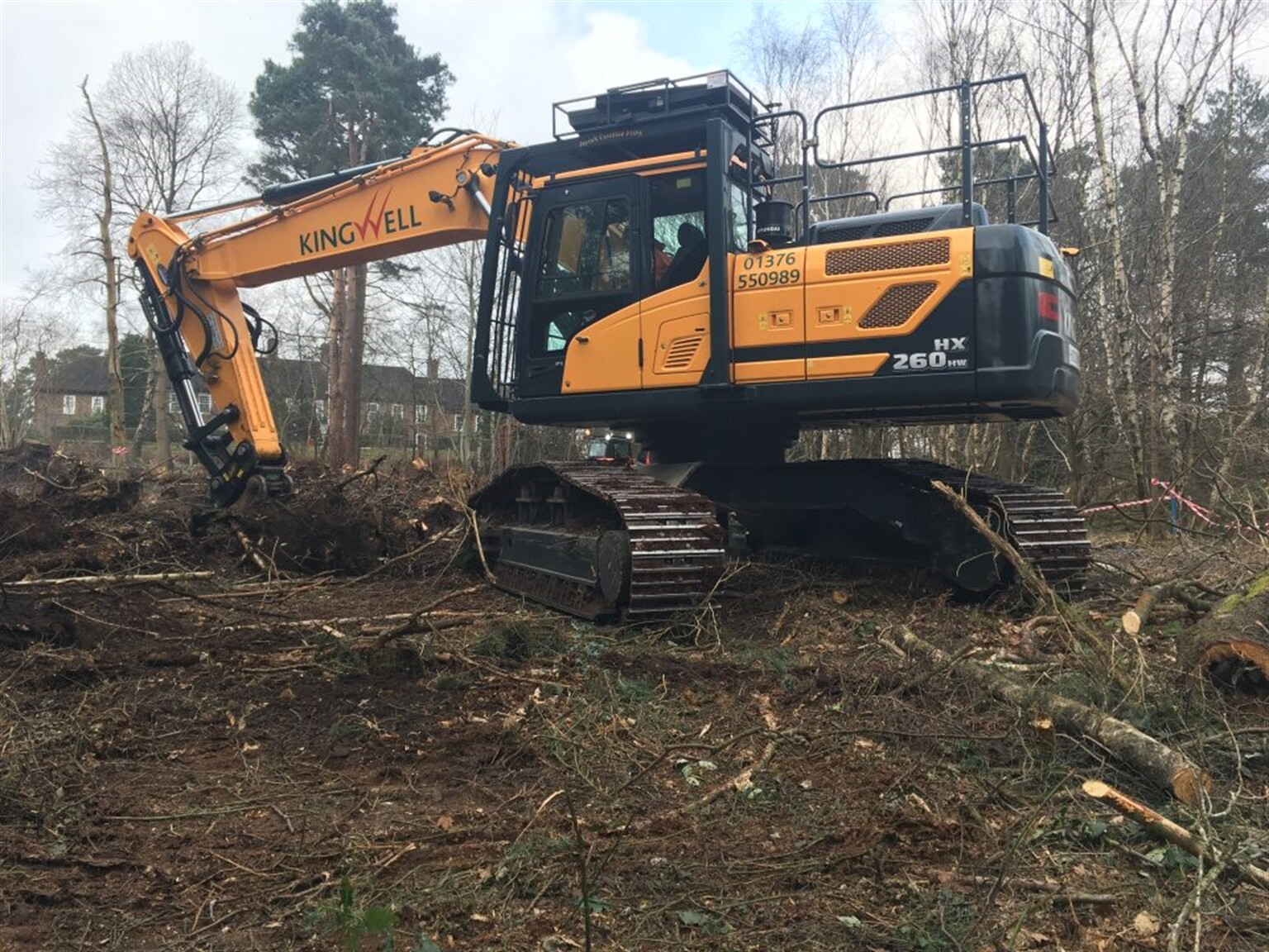 High Tech Hyundai Mechanised Lumberjack for Kingwell Holdings