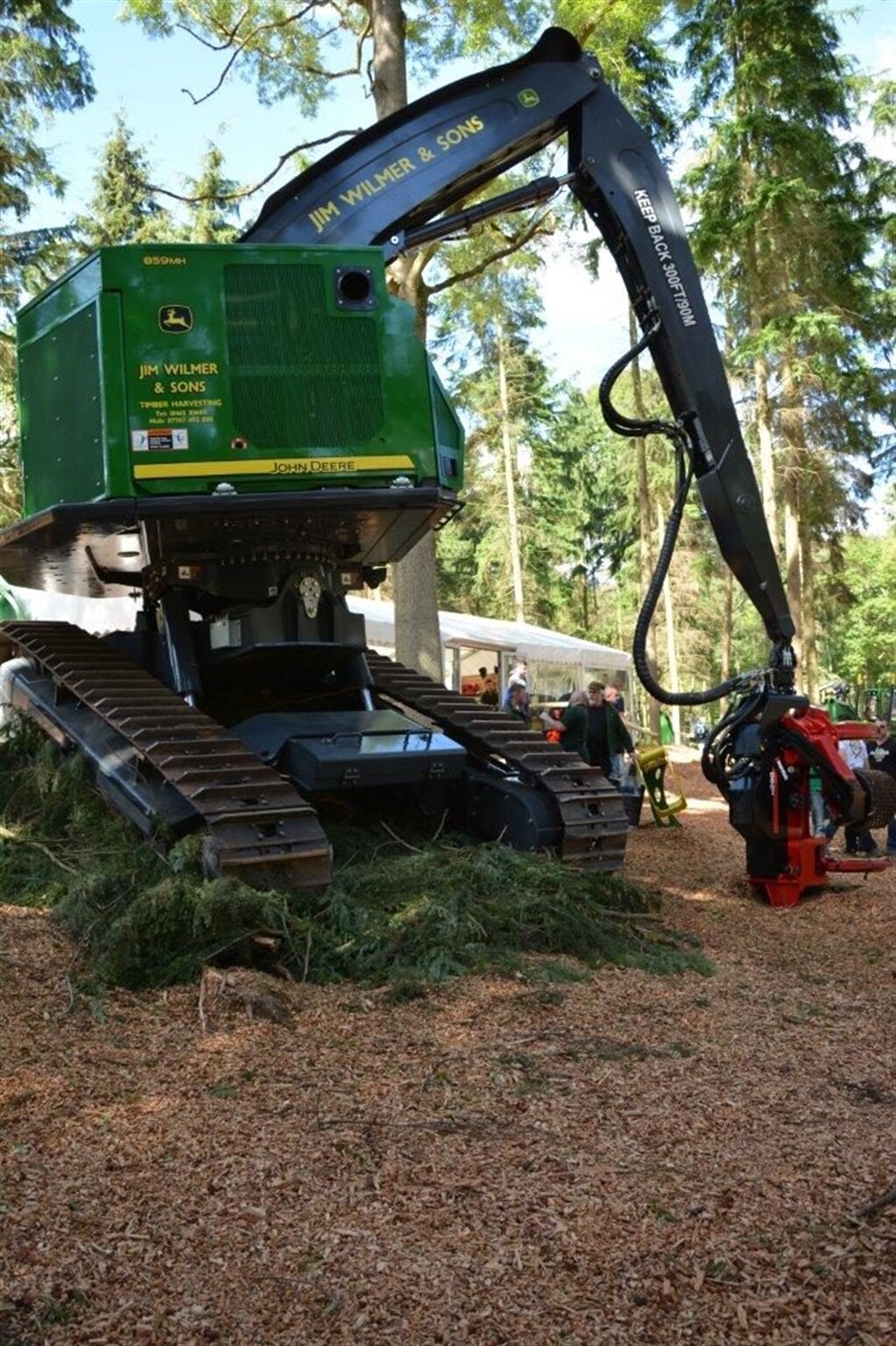 Nothing runs like a Deere in the forest