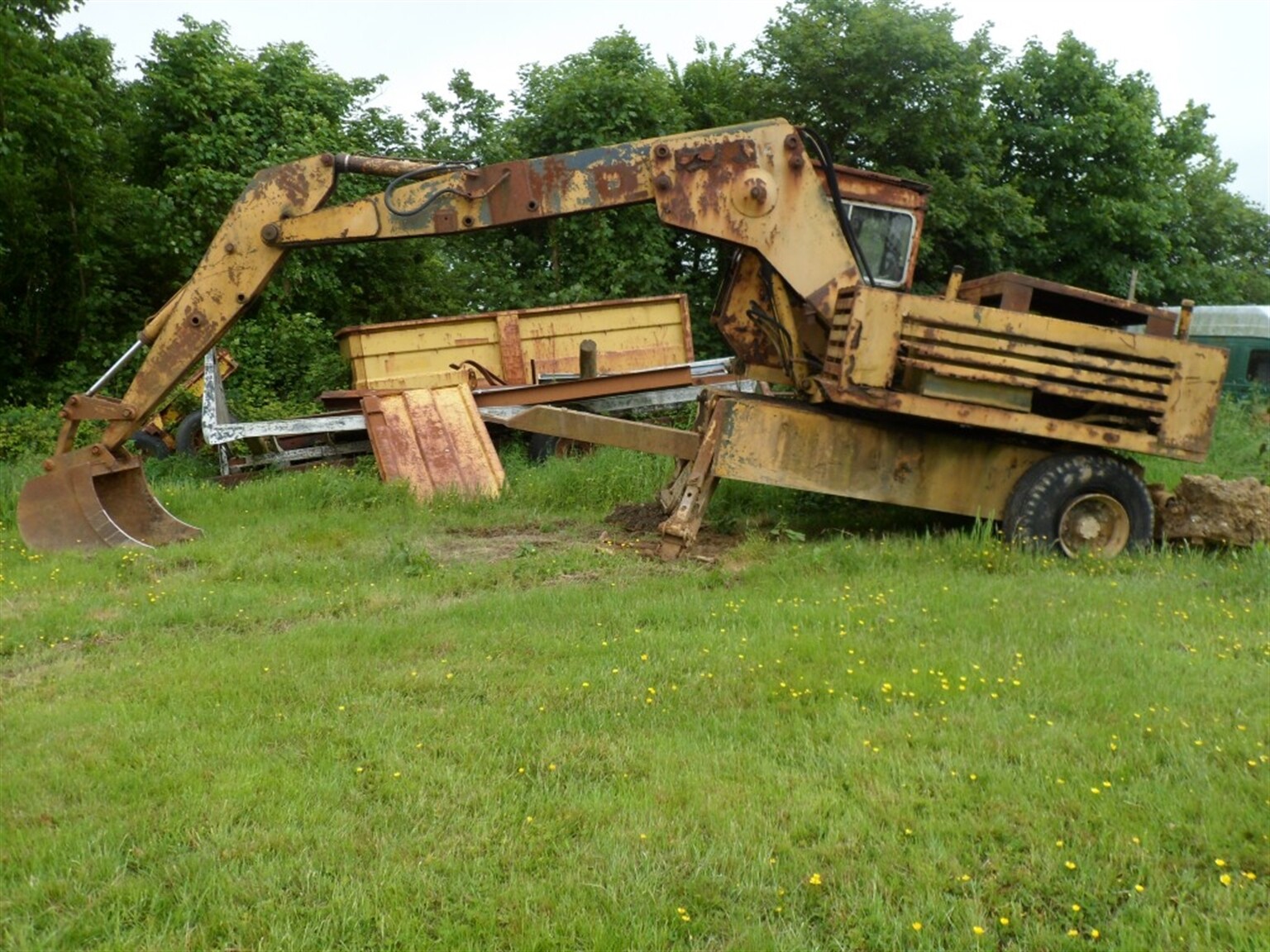 Rare Big Smalley excavator discovered: Digger Man Blog Re-Visited