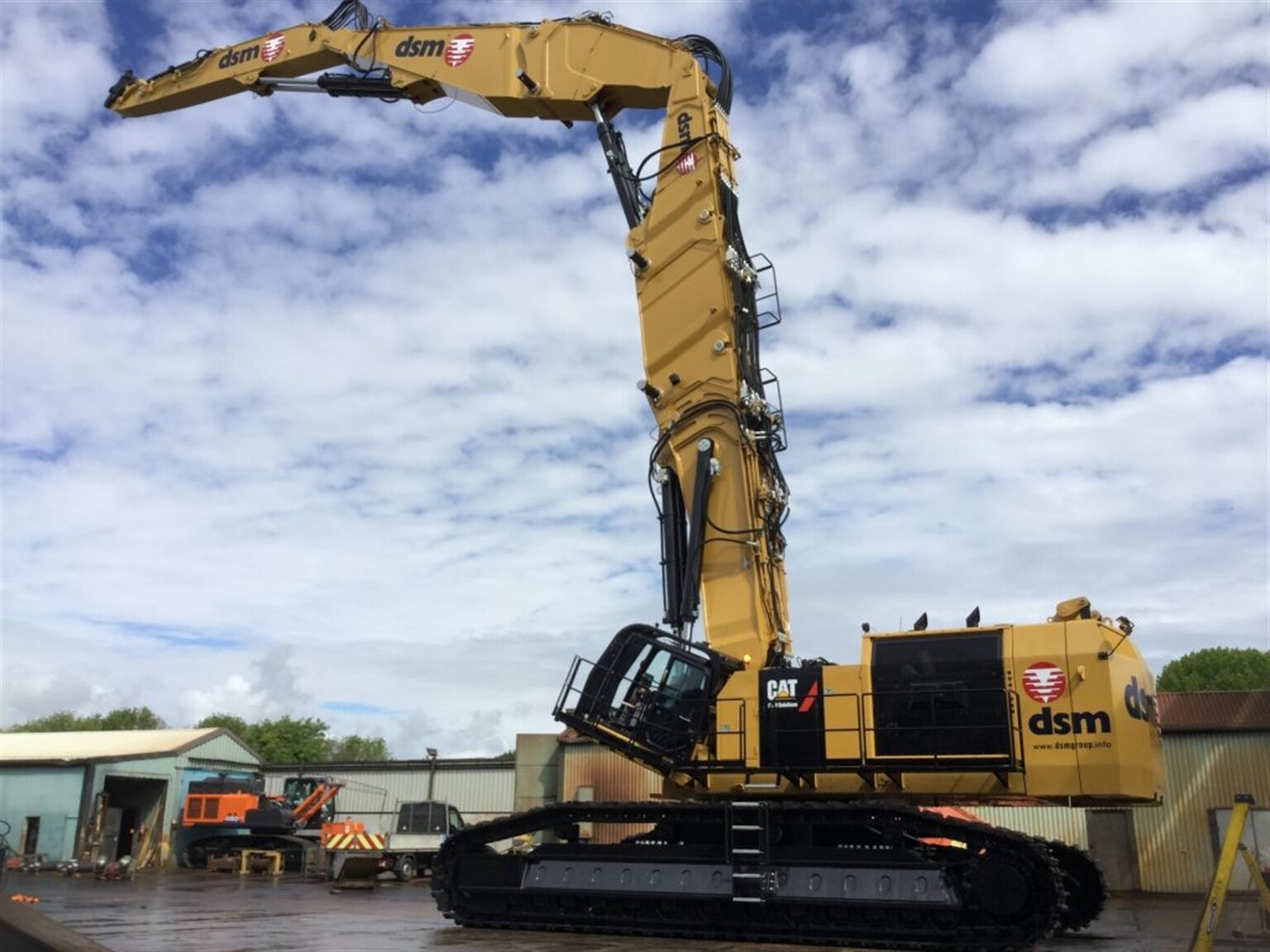 Big bespoke Caterpillar 6015B reaches for the sky for DSM