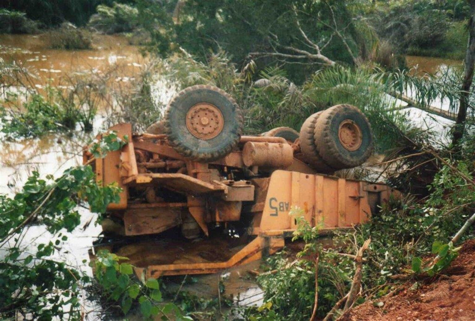 Aveling Barford takes a mud bath!