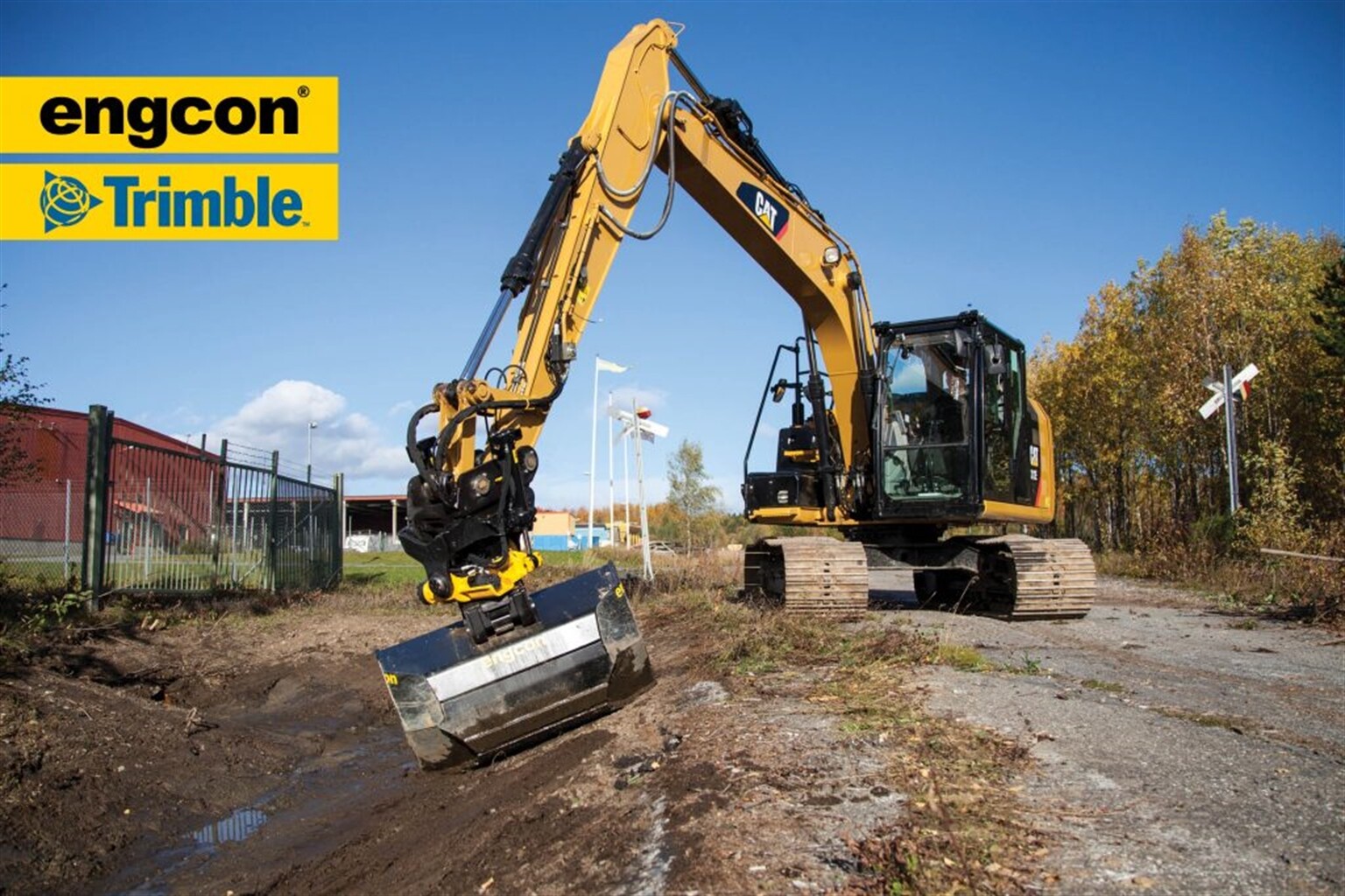 Engcon now supports Trimbles new excavator guidance system
