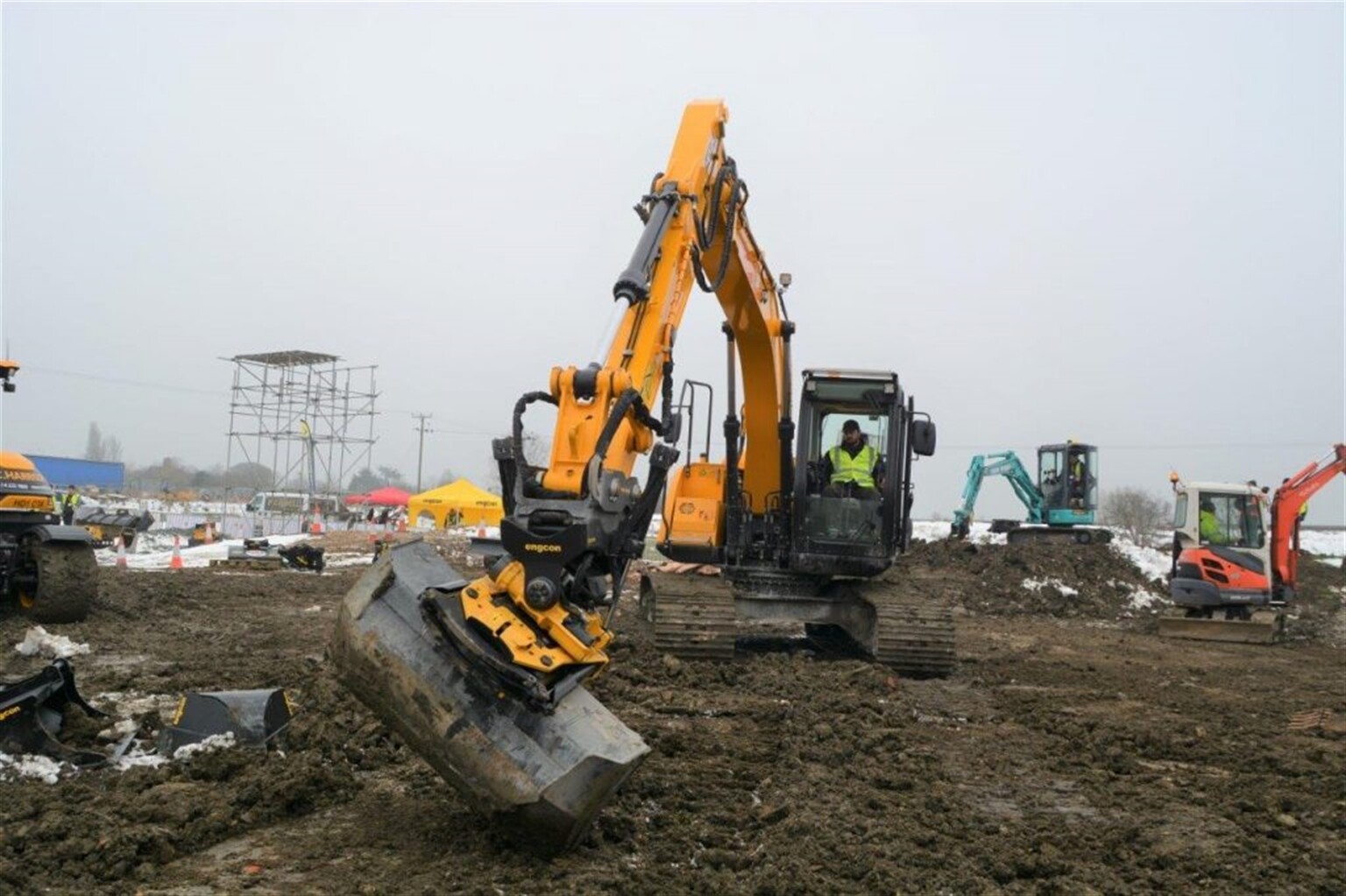 Engcon's Big Day takes on the weather and comes out a winner