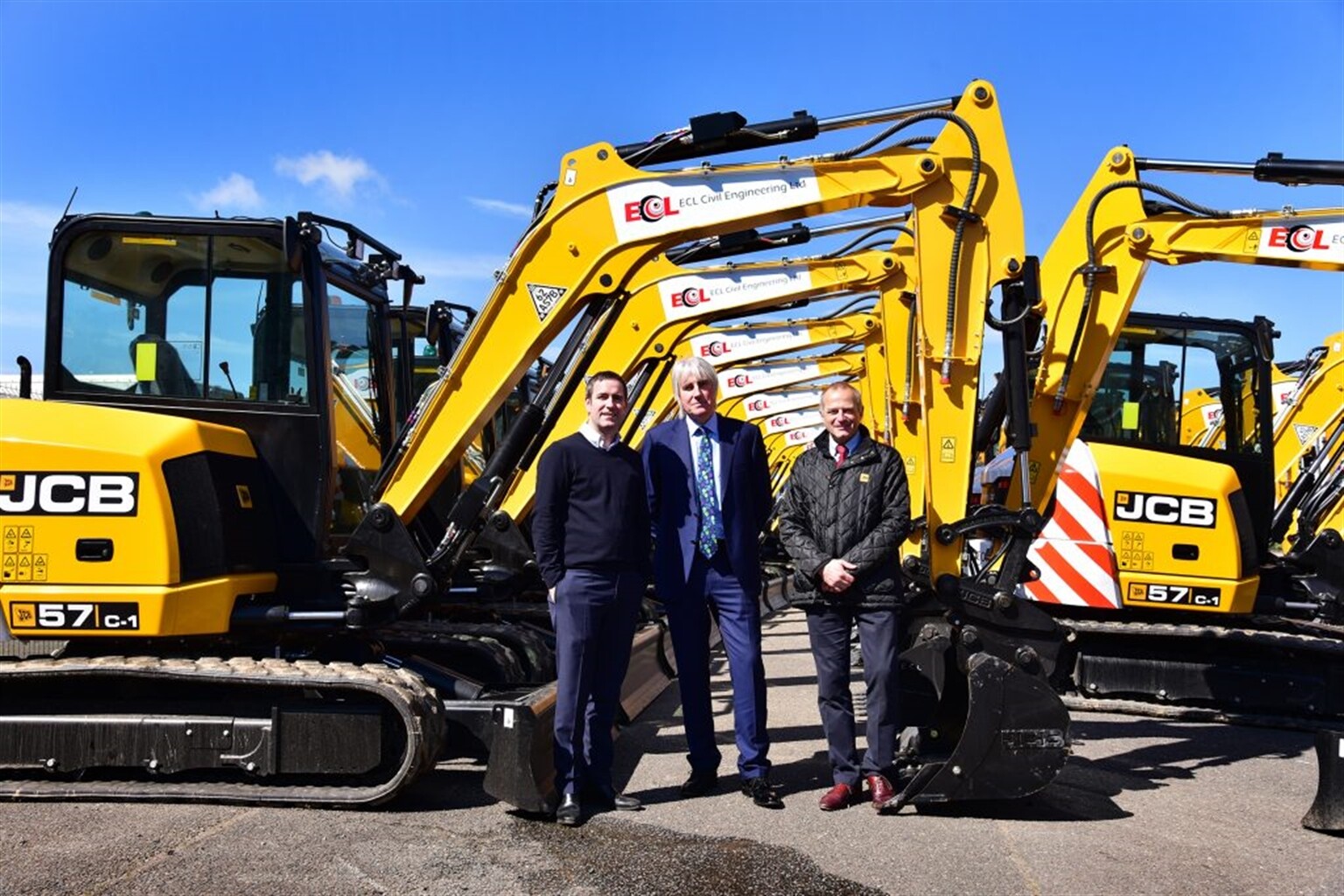 30 new JCB excavators for ECL Civil Engineering