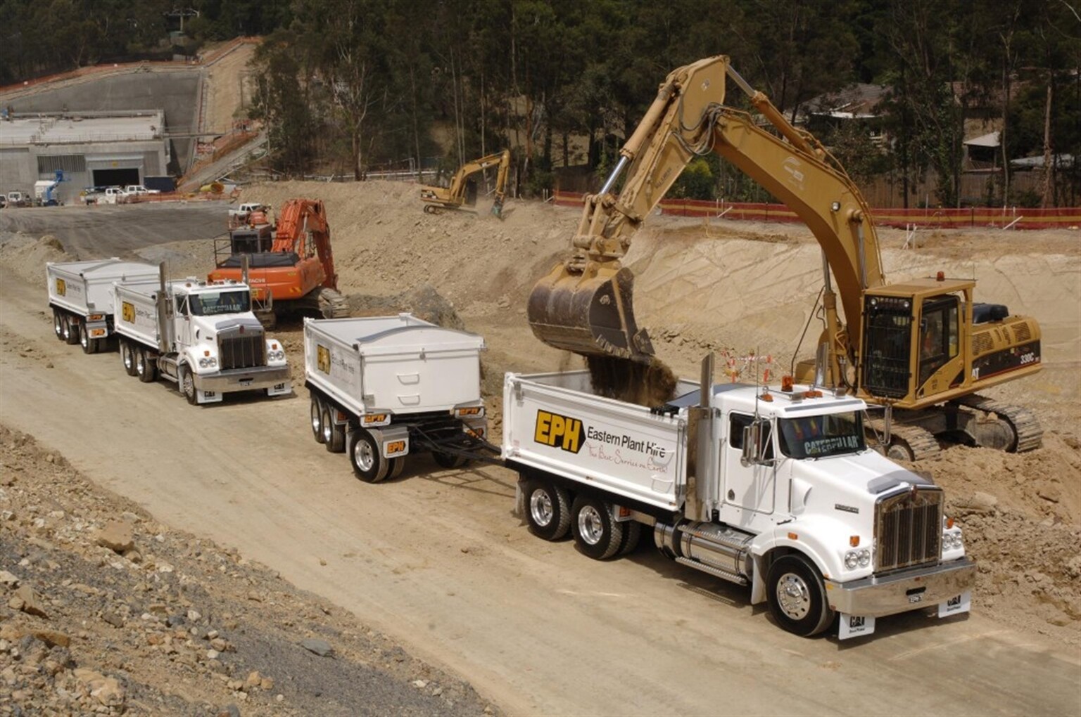 Digging and hauling down under with EPH