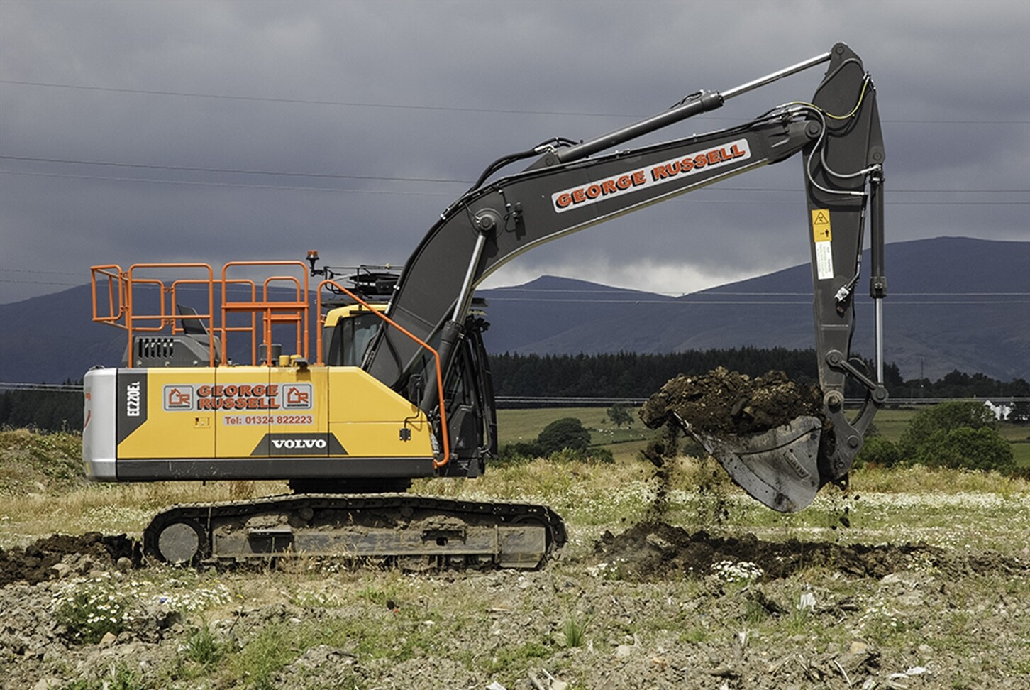 Return to Volvo for George Russell Construction