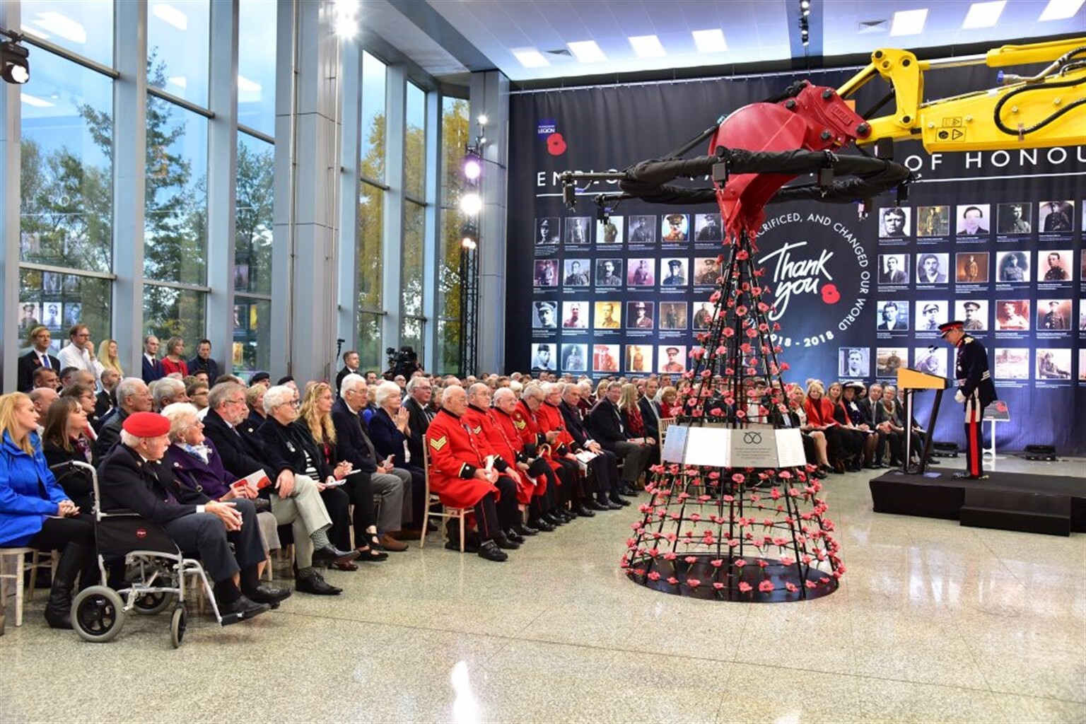 Chelsea Pensioners join unique armistice commemorations