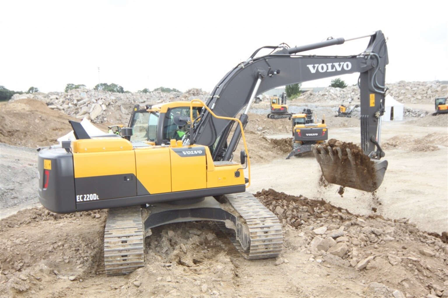 Hands on with a Volvo D Series excavator