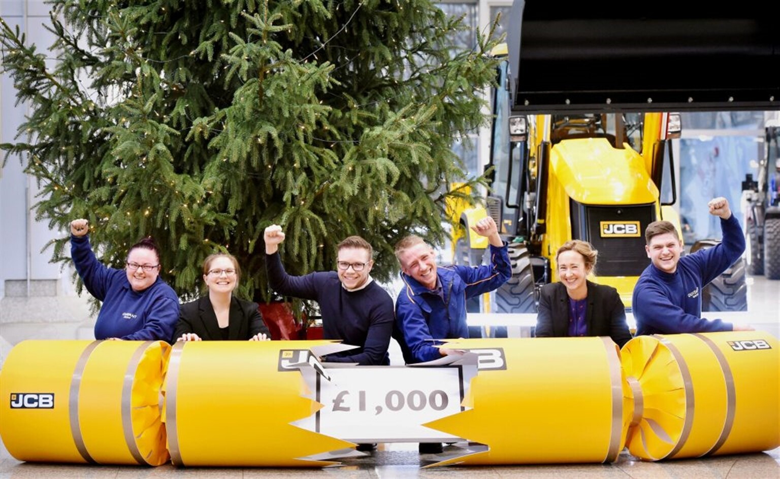 Christmas Bonus Bonanza for JCB Employee's