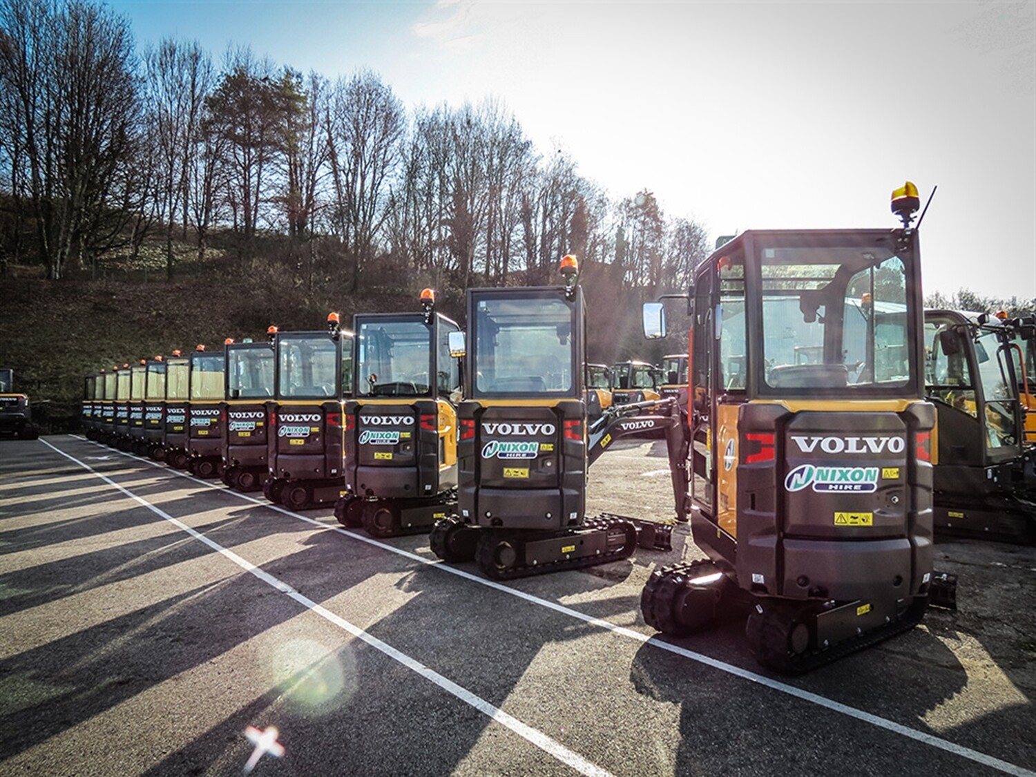 First new Volvo EC18E's in the UK go to Nixon Hire