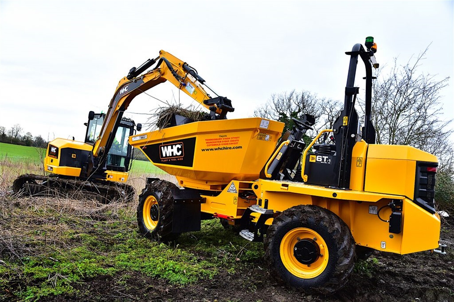 WHC Hire Services switches to JCB for site dumpers