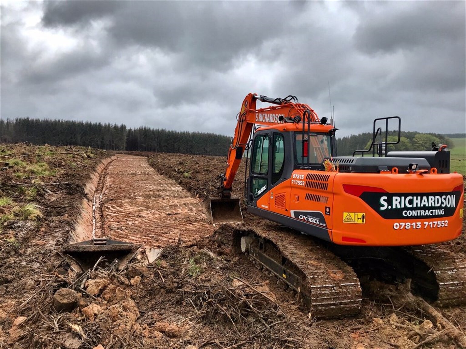 Well Known Scottish Forestry Contractor Invests in New Doosan