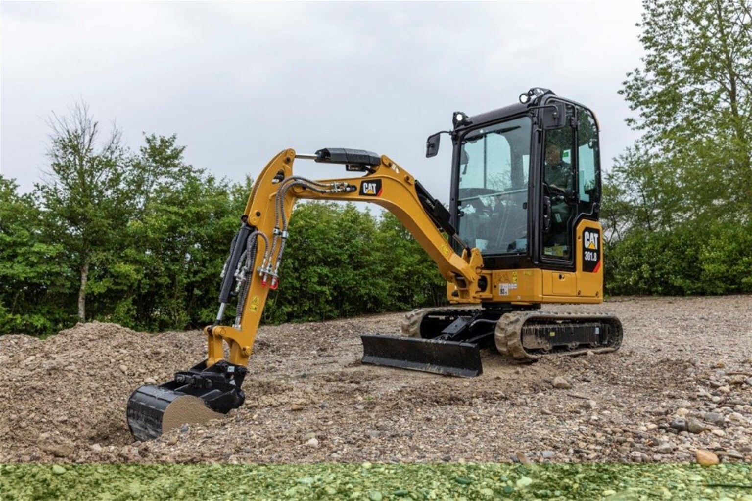 Cat 301.8 Next Gen Excavator from a Different Perspective