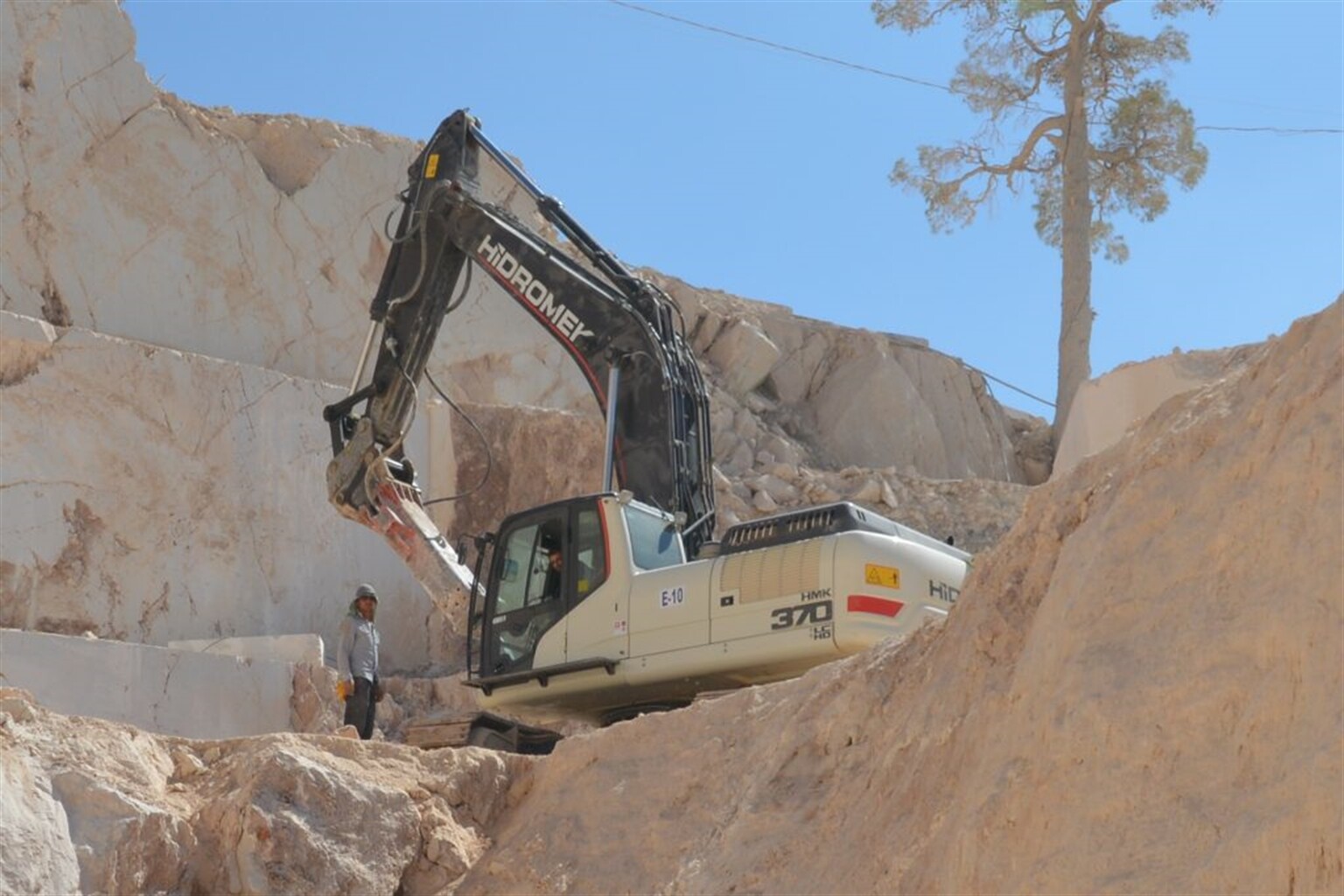 Hidromeks Durability Proven at Marble Quarry