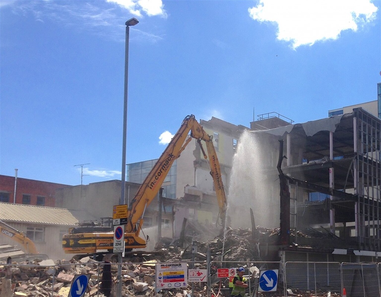 JCB excavators gain first  class honours at University of Ulster