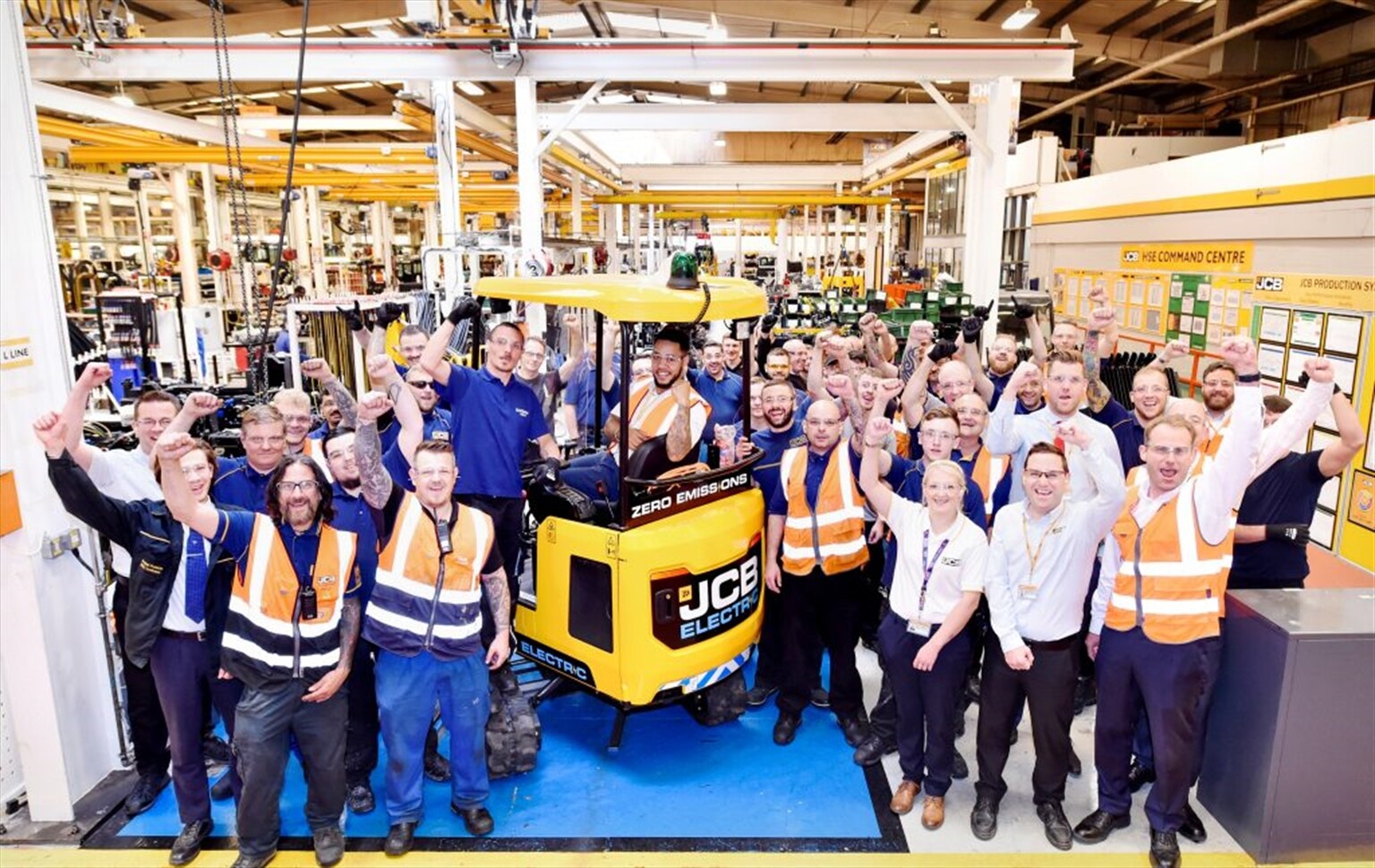 JCB Deliver the First 50 Electric Mini Excavators