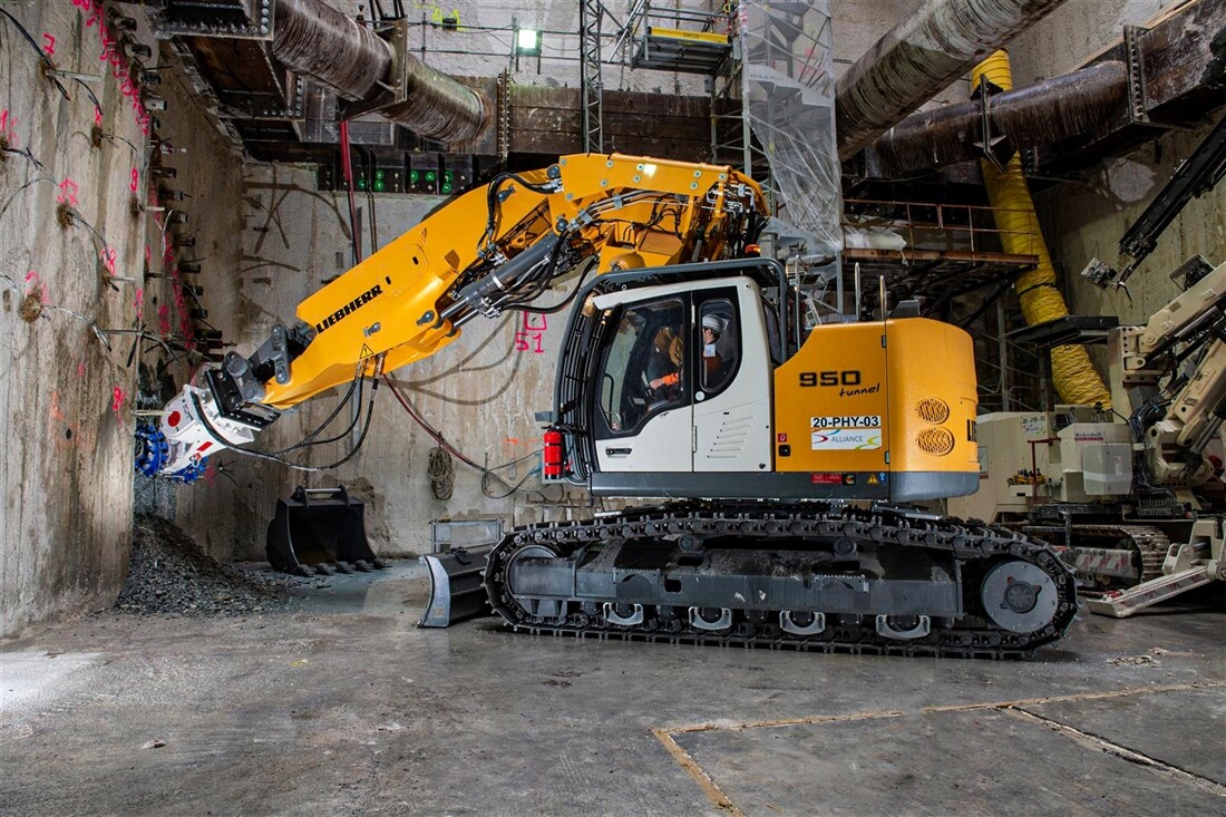 Liebherr tunnel excavator