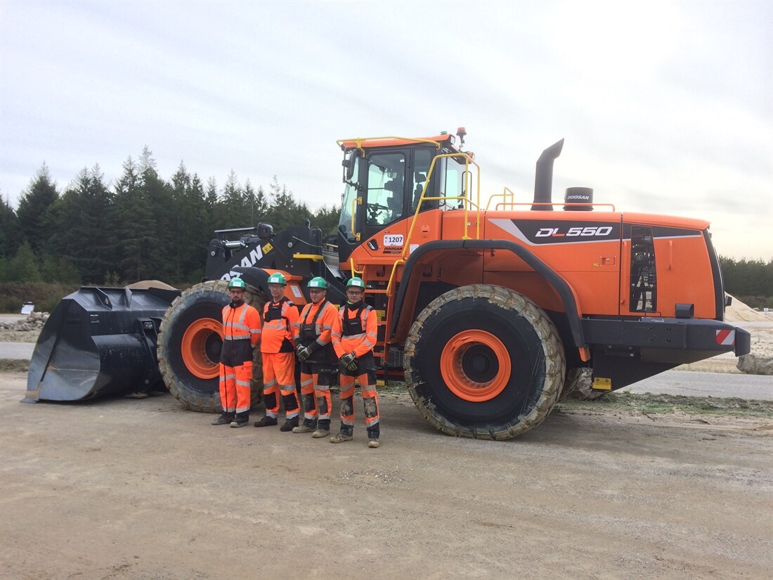 Doosan wheel loader order