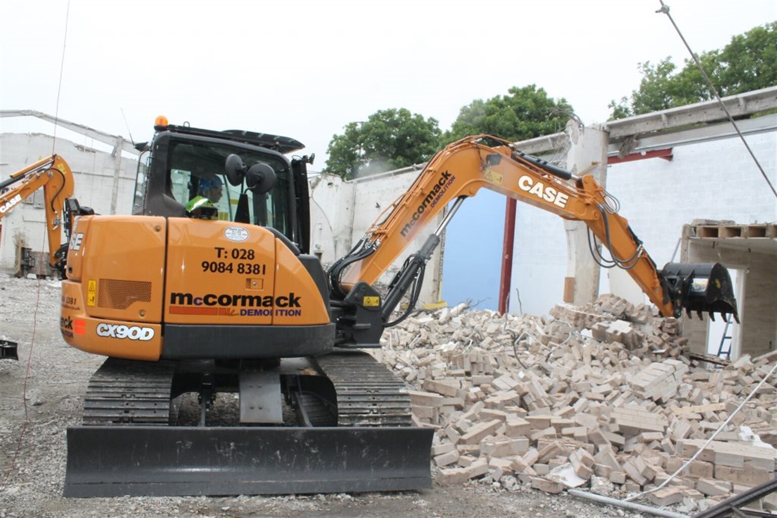 First CASE CX90D Stage V excavator Sold in Ireland