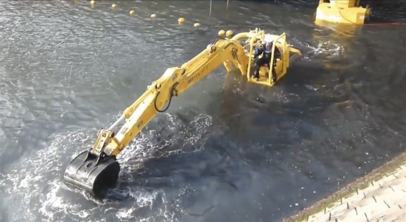 Underwater Excavation Japanese Style