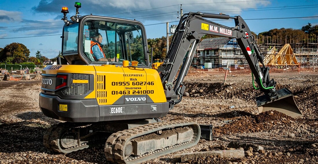 Volvo EC60Es in Scottish Highlands