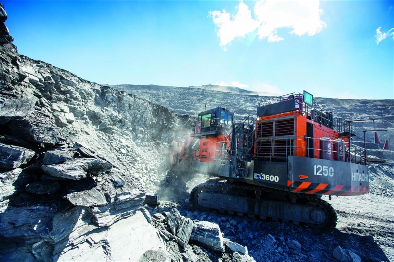 Hitachi EX3600-6s strike gold at Kumtor