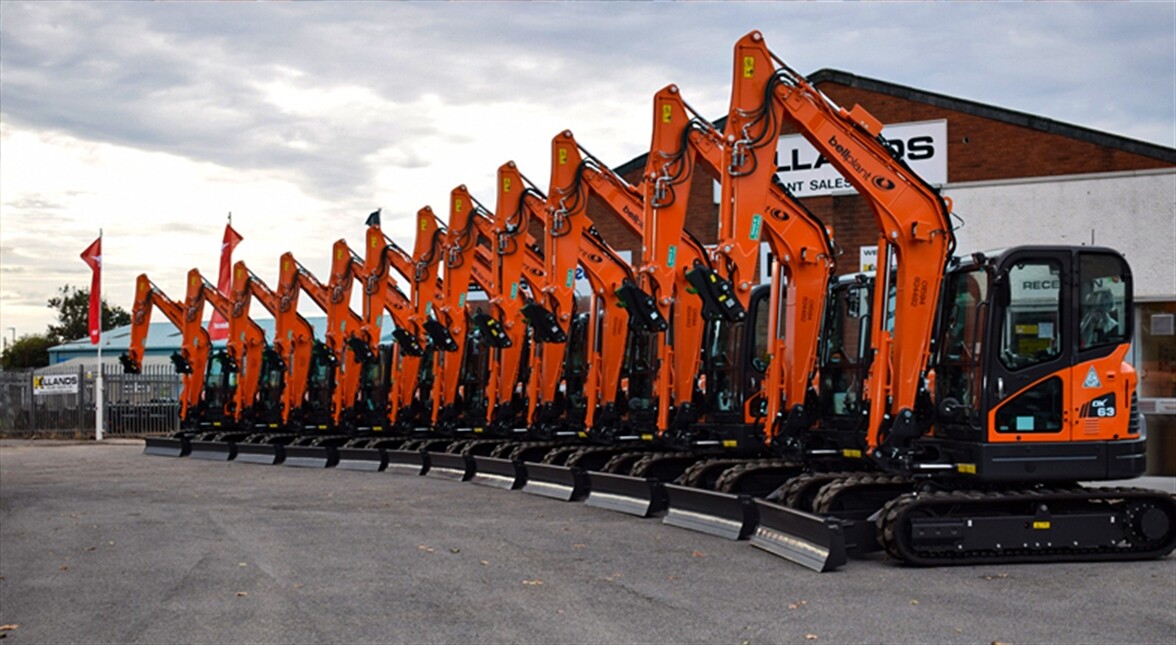 Doosan mini excavators added to Bell Plant fleet