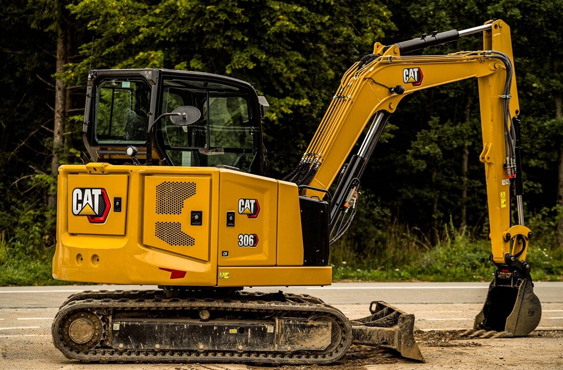 New Cat 306CR mini excavator