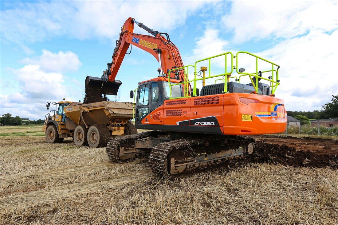 GKD tech for WM Donalds Doosan excavator