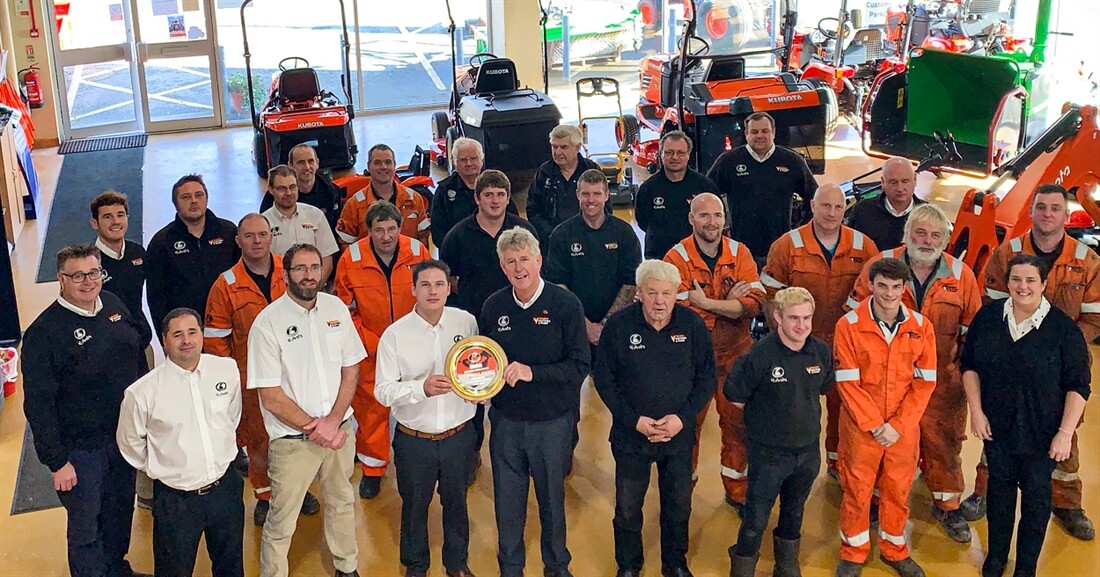 Kubota dealer earns recognition