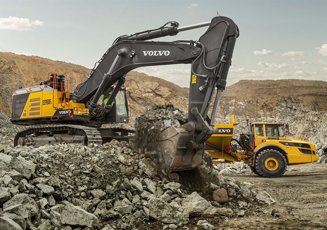 New 90-tonne Volvo excavator
