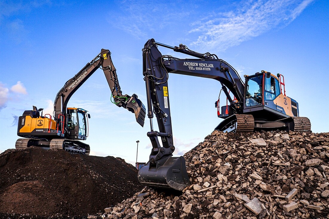 Andrew Sinclair opts for more Volvo excavators