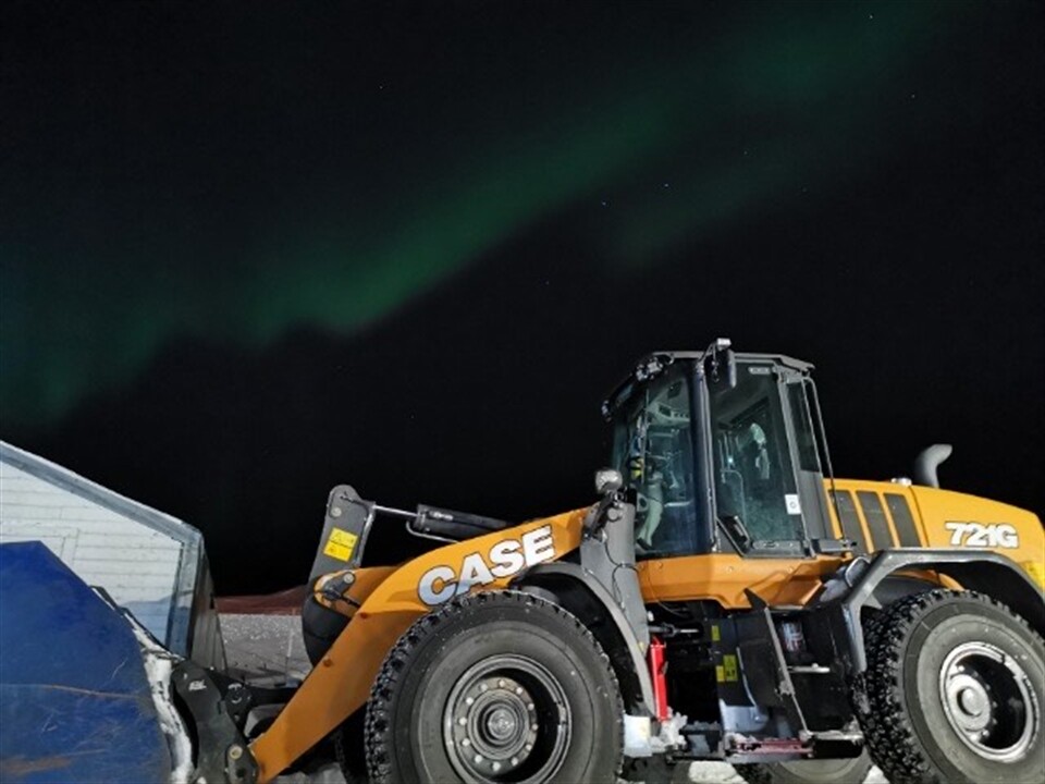 CASE wheel loaders battle the snow in the Arctic Circle