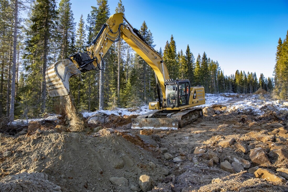 One of a Kind Cat Next Gen Excavator Swedish Style