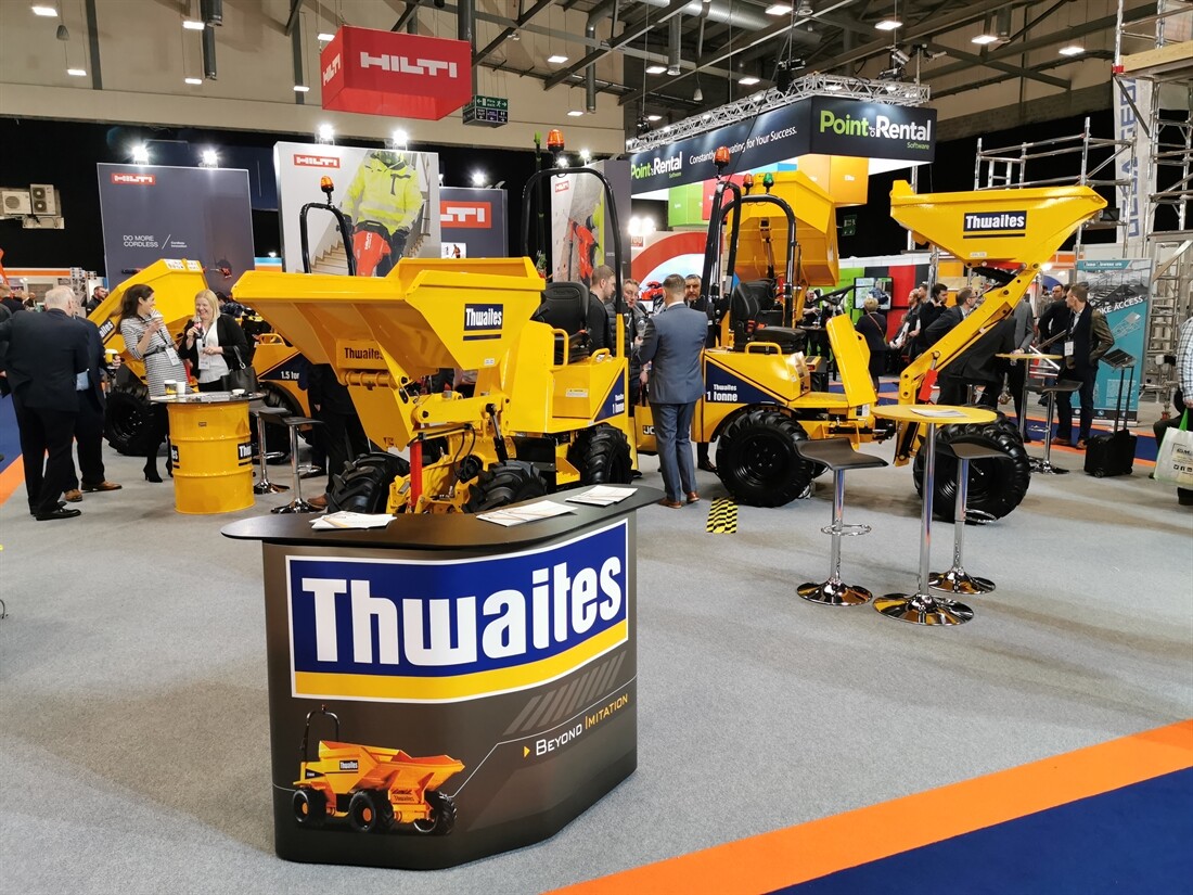 Executive Hire Show: Thwaites wide track dumpers